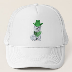Boné Westie Cowboy em Verde