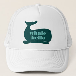 Boné Whale Hello Trucker Hat