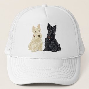 Boné Wheaten e Black Scottish Terriers