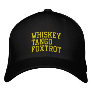 Boné WhiskeyTangoFoxtrot Hat (versão militar)