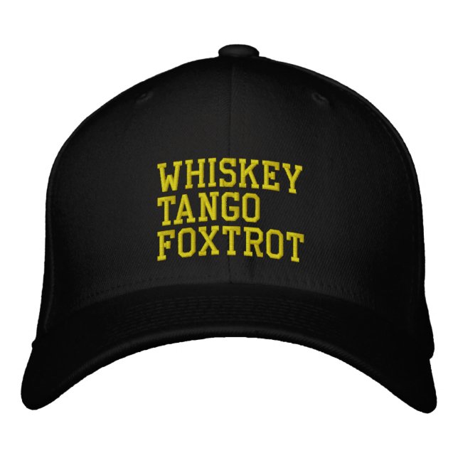 Boné WhiskeyTangoFoxtrot Hat (versão militar) (Frente)