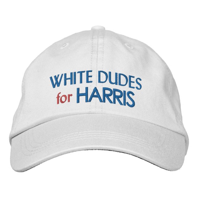 Boné White Dudes para Harris (Frente)
