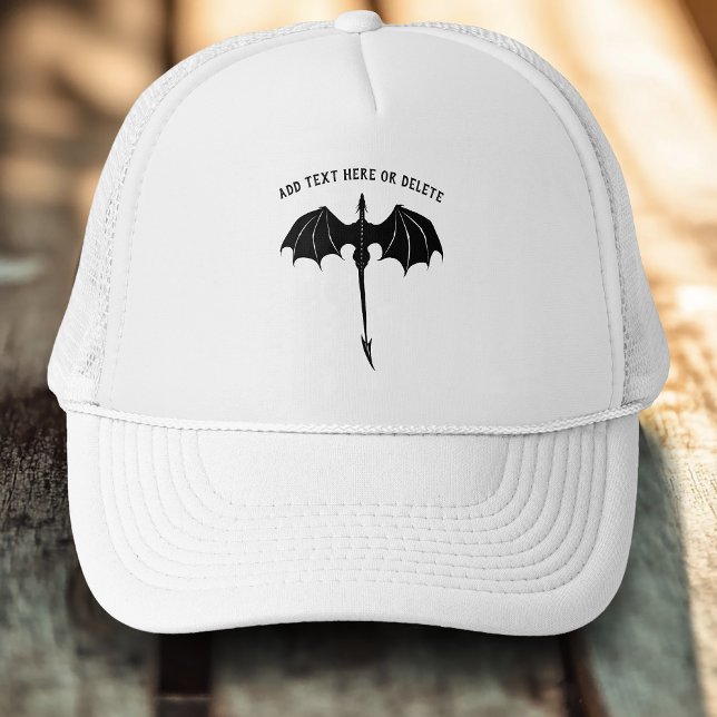 Boné White fantasia fantasia fantasia do Dragão Tribal  (Criador carregado)