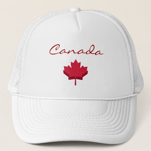 Boné White Hat de Sinalizador do Canadá (Frente)