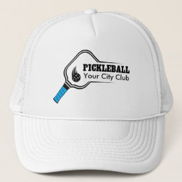 Boné White personalizável do Clube de Pickleball