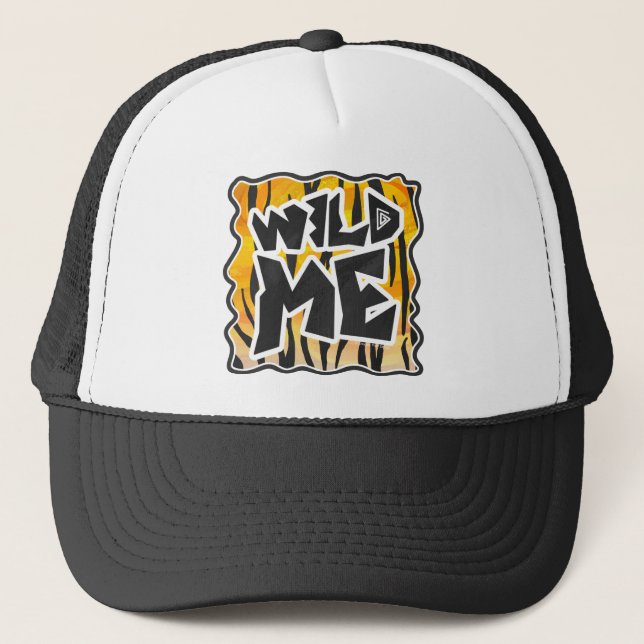 Boné Wild Me Tiger Orange and Black (Frente)