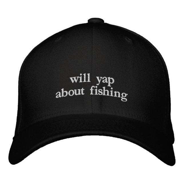 Boné Will Yap Sobre o Amante da Pesca Pai Divertido da  (Frente)