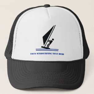 Boné Windsurfer em preto conselho, personalizado de nav