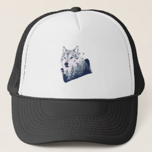 Boné Wolf Blue Forest Grunge