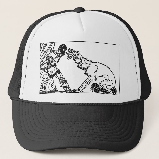 Boné wolf-clip-art-4 (Frente)