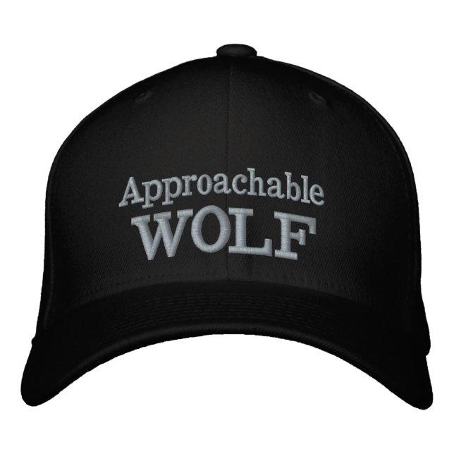Boné Wolf Embroidered Hat (Frente)