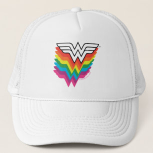 Boné Wonder Woman Layered Rainbow Logo