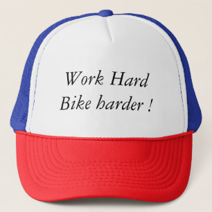 Boné Work Hard Bike Harder!