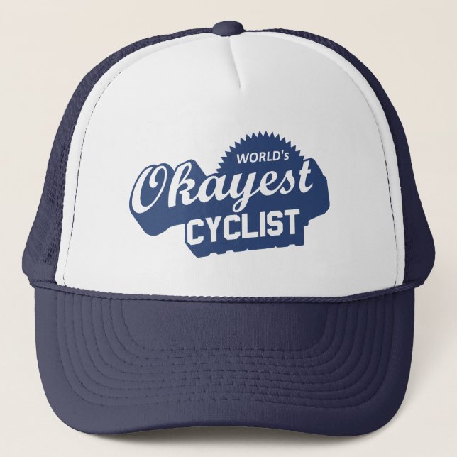 Boné World's Okayest Cyclist (Frente)