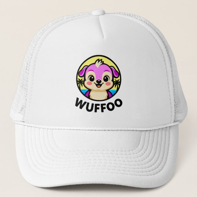 Boné Wuffoo Adventures Cute Kawaii Puppy animation logo (Frente)