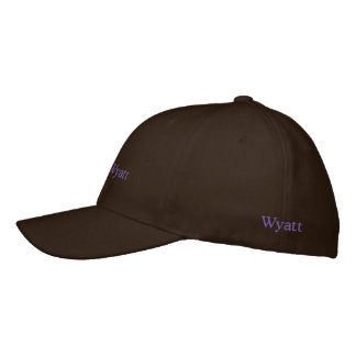 Boné Wyatt Embroidered Name,