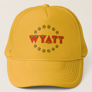Boné Wyatt no vermelho do futebol