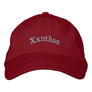 Boné "Xanthos" Nome Masculino Bordado, Chapéu Bordado