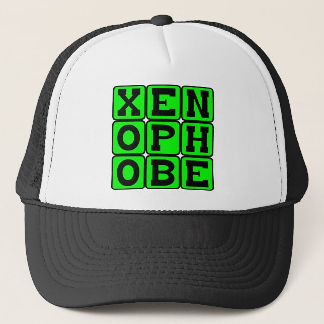 Boné Xenófobo, Medo do Estrangeiro (Frente)