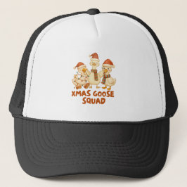 Boné Xmas Goose Squad – Funny Holiday Trucker Hat