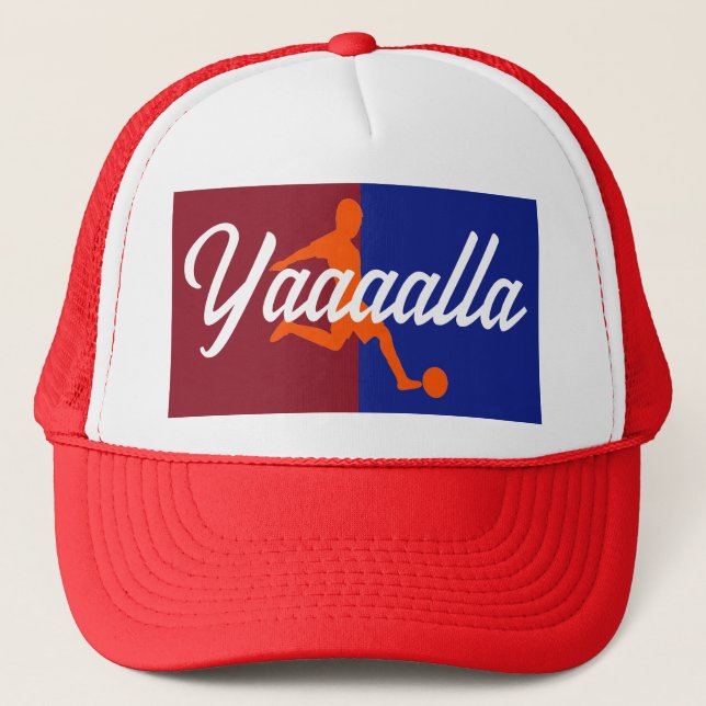 Boné Yaaaalla Soccer Trucker Hat (Frente)