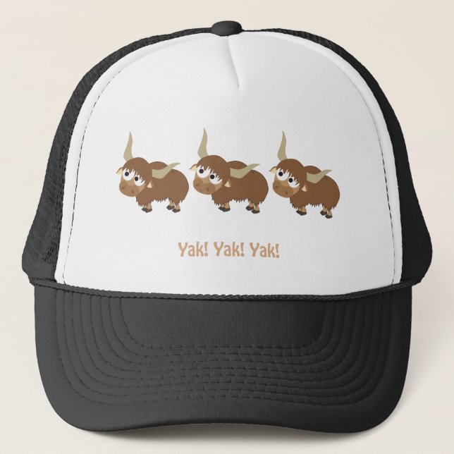 Boné Yak Yak Yak, Encantado Encantado Yaks (Frente)