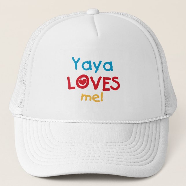 Boné Yaya ama-me camisetas e presentes (Frente)