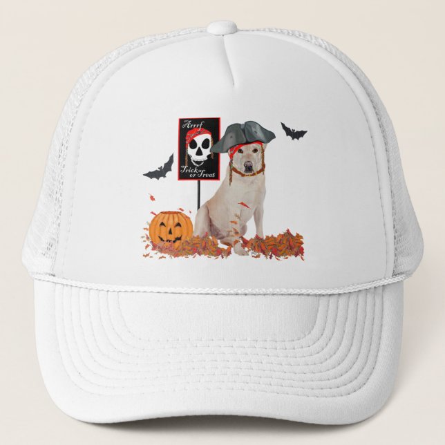 Boné Yellow Labrador Retriever Halloween (Frente)
