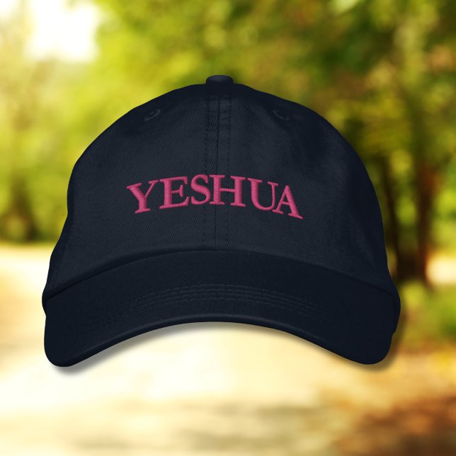 Boné YESHUA Custom Word Embroidered Hat (Criador carregado)