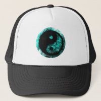 Yin Yang Cyan Black O MUSEUM Zazzle Gifts