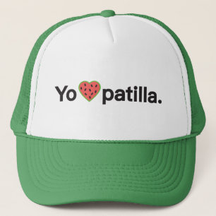 Boné Yo Amo Patilla Green Trucker Hat