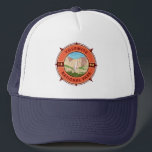 Boné Yosemite National Park Retro Compass Emblem<br><div class="desc">Yosemite vetor trabalho de arte design. O parque é famoso por suas gigantes sequoias antigas e para o Tunnel View,  a vista icônica da queda de Bridalveil e os penhascos granitos de El Capitan e Half Dome.</div>