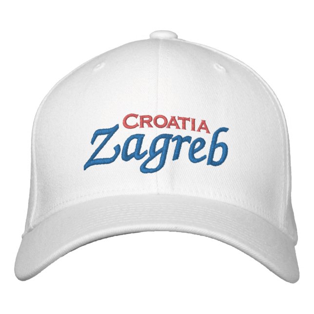 Boné Zagreb Croácia bordou o chapéu de beisebol (Frente)