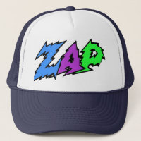 ZAP o chapéu azul, o roxo e o verde
