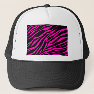 Boné zebra rosa