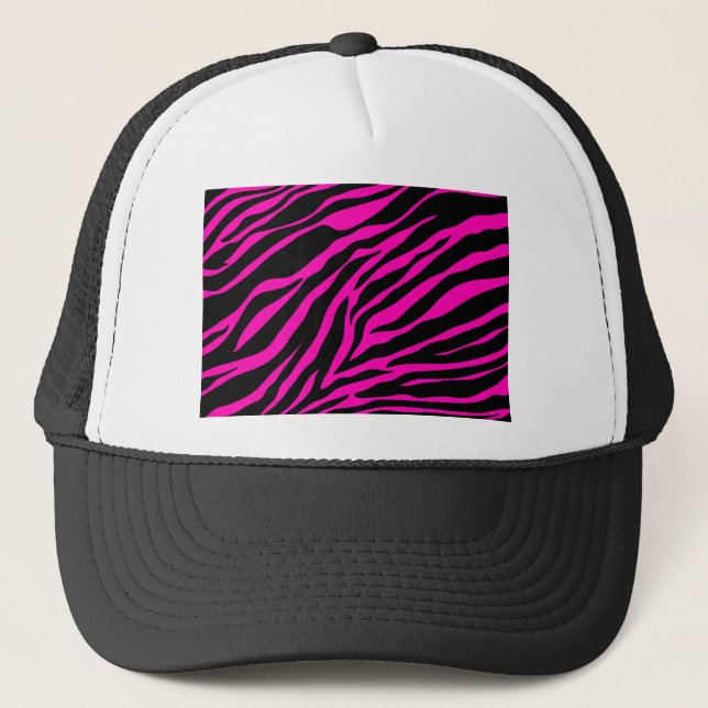 Boné zebra rosa (Frente)