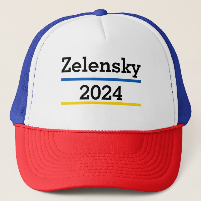 Boné Zelensky 2024 Trucker Hat (Frente)