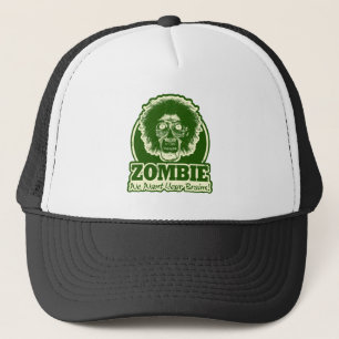 Boné ZOMBIE Queremos Seus Cérebros Ver.3 Verde e Branco