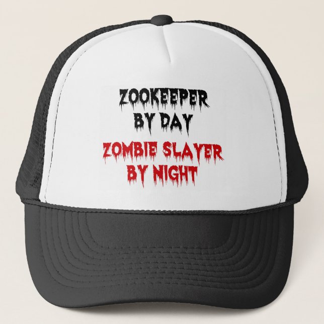 Boné Zookeeper por Day Zombie Slayer by Night (Frente)