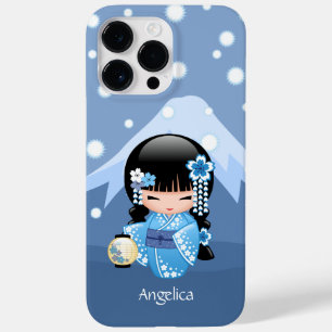 Boneca de Kokeshi do inverno - menina de gueixa