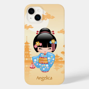 Boneca de Maiko Kokeshi - menina de gueixa