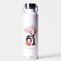 Boneca Kokeshi da Primavera - Garota Geisha Japone