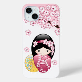 Boneca Kokeshi da Primavera - Garota Geisha Japone