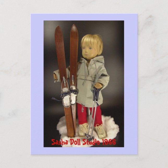 Boneca Sasha Estúdio Cartão Postal (Frente)