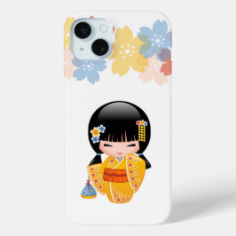 Boneca Summer Kokeshi - Garota Kimono Geisha Amare