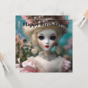 Boneca Vintage Azul,