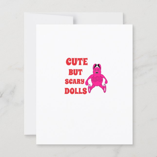 Bonecas bonitas, mas assustadoras (Frente)