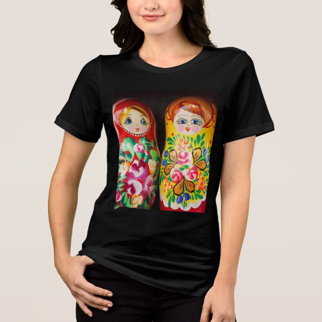 Bonecas Matryoshka Coloridas (Frente)