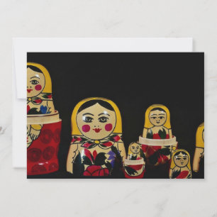 Bonecas russas, tradicional tinta de madeira russa