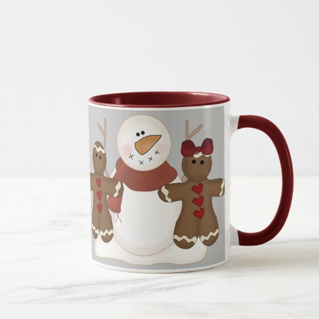 Boneco de neve bonito do KRW e caneca do casal do (Direita)